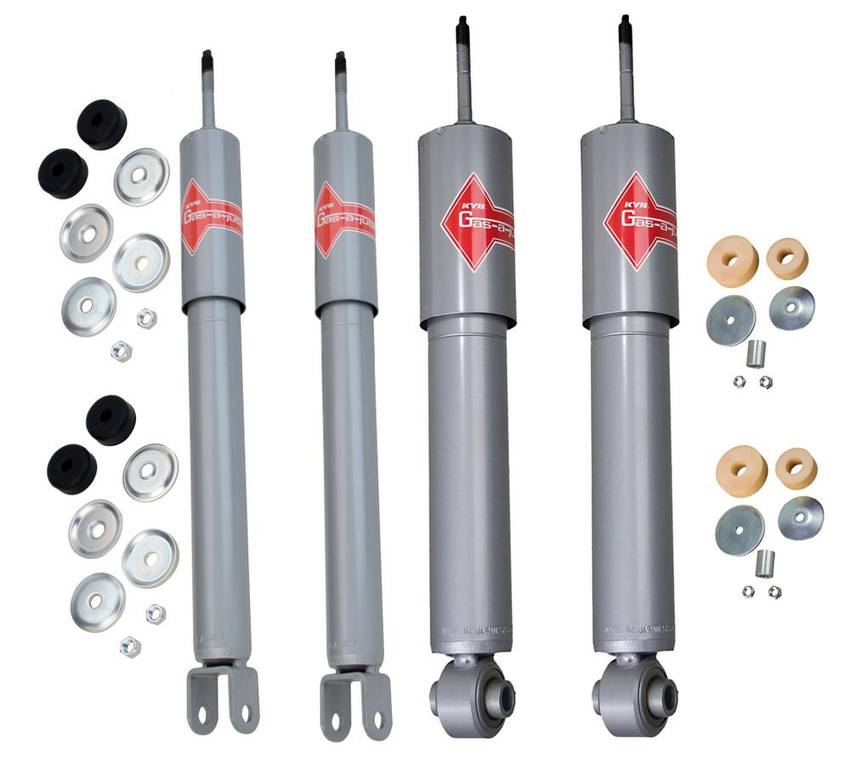 Jaguar Shock Absorber Kit - Front and Rear (Gas-a-just) MNA3540CD - KYB 2889334KIT